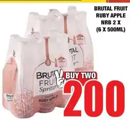 Boxer BRUTAL FRUIT RUBY APPLE NRB 2 X (6 X 500ML) offer