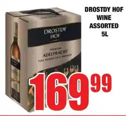 Boxer DROSTDY HOF Wine Assorted 5L offer
