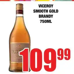 Boxer VICEROY SMOOTH GOLD BRANDY 750ML offer