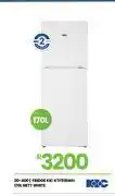 Fair Price KIC 170L Nett White Fridge KTF518WH 20-400 offer