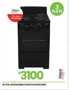 Fair Price Univa 3 Plate Stove U305 21-474 offer