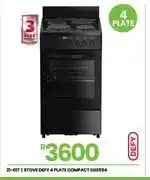 Fair Price Defy 4 Plate Compact Stove DSS554 21-017 offer