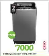 Fair Price Defy 17Kg T/L Grey W/Machine 22-328 offer
