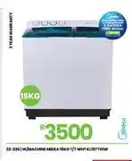 Fair Price Midea 15Kg T/T WHT W/Machine KL15TTG1W 22-336 offer