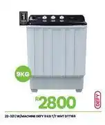 Fair Price Defy 9Kg T/T WHT W/Machine DTT169 22-321 offer
