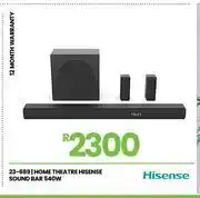 Fair Price Hisense 540W Home Theatre Soundbar 23-689 offer
