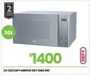 Fair Price Defy 30L Mirror Microwave DMO 390 24-222 offer