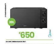 Fair Price Midea 20L Black Microwave Oven 24-246 offer
