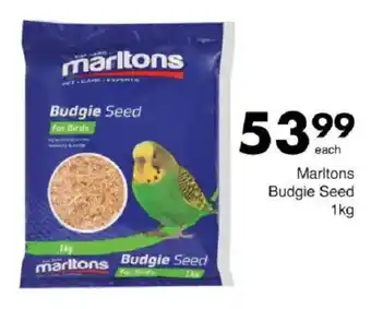 Save Hyper Marltons Budgie Seed offer