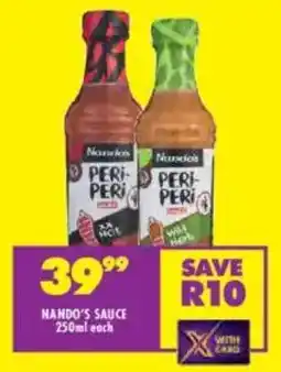 Shoprite Nando's sauce offer