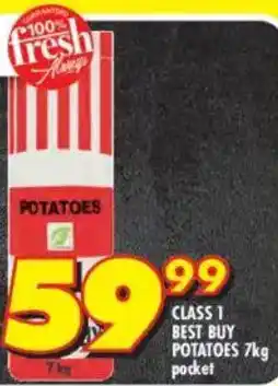 Shoprite Class 1 best buy potatoes offer