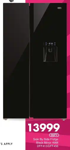 Save Hyper Defy Side By Side Fridge Black Mirror offer