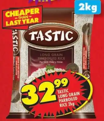 Shoprite Tastic long grain parboiled rice offer