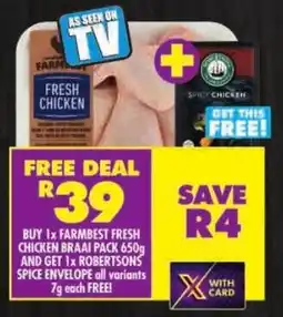 Shoprite Farmbest fresh chicken braai pack offer