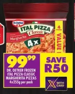 Shoprite Dr. oetker frozen ital pizza classic margherita pizzas offer