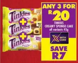 Shoprite Tinkies creamy sponge cake offer