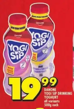 Shoprite Danone yogi sip drinking yoghurt offer