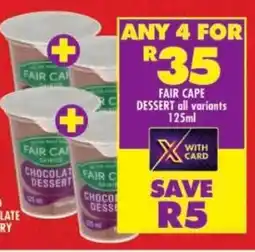 Shoprite Fair cape dessert offer