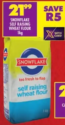 Shoprite Snowflake self raising wheat flour offer