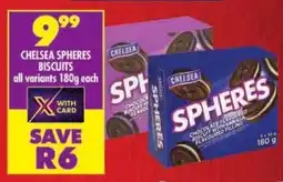 Shoprite Chelsea spheres biscuits offer