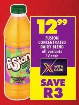 Shoprite Fusion concentrated dairy blend offer