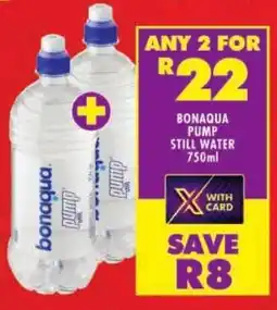 Shoprite Bonaqua pump still water offer
