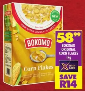 Shoprite Bokomo original corn flakes offer