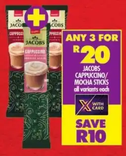Shoprite Jacobs cappuccino/ mocha sticks offer