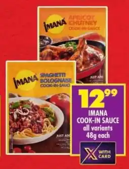 Shoprite Imana cook-in sauce offer