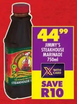 Shoprite Jimmy's steakhouse marinade offer