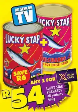 Shoprite Lucky star pilchards offer