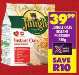 Shoprite Jungle oats instant porridge offer
