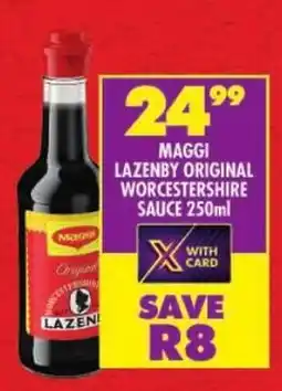 Shoprite Maggi lazenby original worcestershire sauce offer