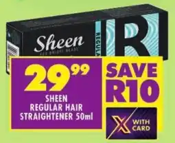Shoprite Sheen regular hair straightener offer