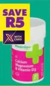 Shoprite Medirite calcium magnesium & vitamin d3 tablets offer