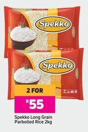 Game Spekko Long Grain Parboiled Rice-For 2 x 2Kg offer