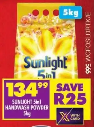 Shoprite Sunlight 5in1 handwash powder offer
