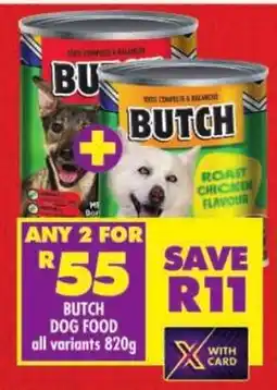 Shoprite Butch dog food offer