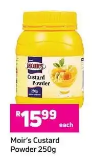 Moir's Custard Powder-250g Each