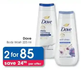 Clicks Dove Body Wash offer
