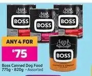Game Boss Canned Dog Food-For Any 4 x 775g/820g offer