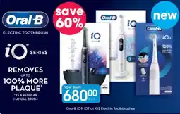 Clicks Oral-B iO9, iO7 or iO2 Electric Toothbrushes offer