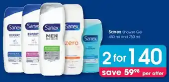 Clicks Sanex Shower Gel offer