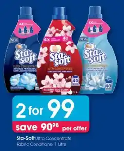 Clicks Sta-Soft Ultra Concentrate Fabric Conditioner offer