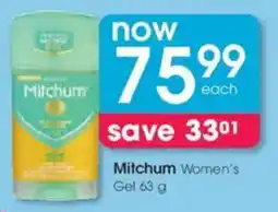 Clicks Mitchum Women's Gel offer
