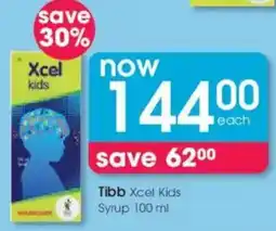 Clicks Tibb Xcel Kids Syrup offer