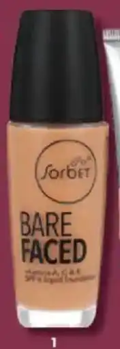 Clicks Sorbet Bare Faced SPF 6 Liquid Foundation offer