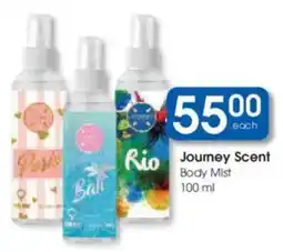 Clicks Journey Scent Body Mist offer