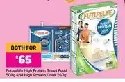 Game Futurelife High Protein Smart Food 500g & High Protein Drink 260g-For Both offer