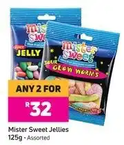 Game Mister Sweet Jellies-For Any 2 x 125g offer